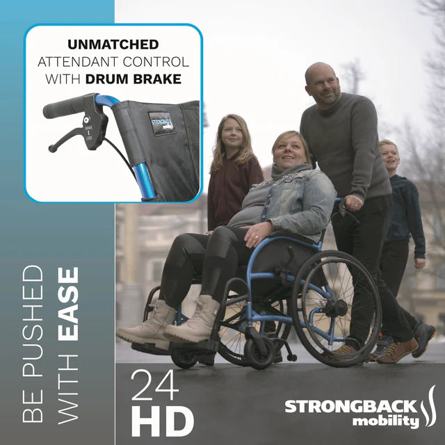 STRONGBACK 24HD Heavy Duty Wheelchair